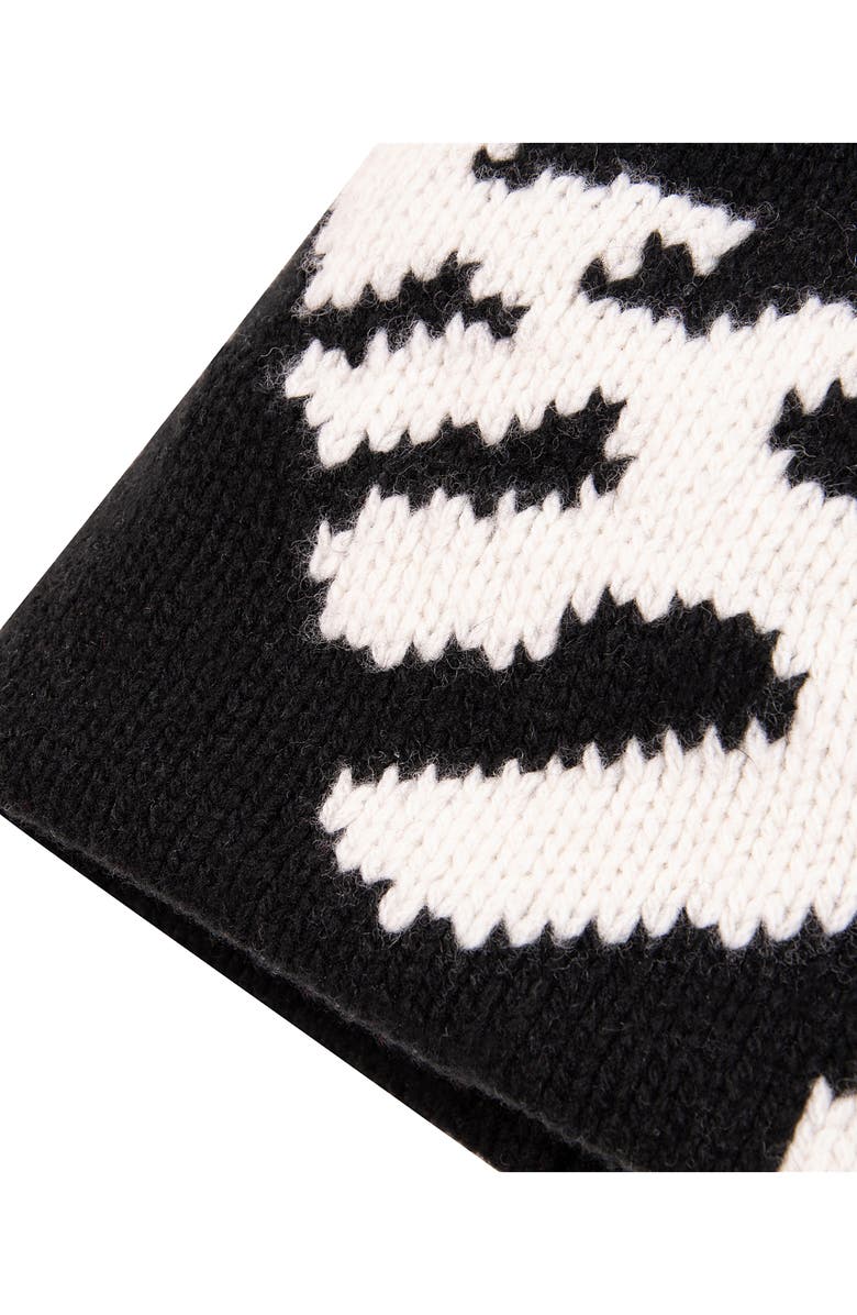PAPER PLANES Plane Flag Beanie, Alternate, color, Black