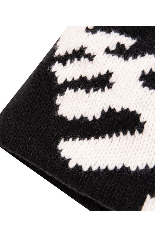 Paper Planes Plane Flag Beanie In Black