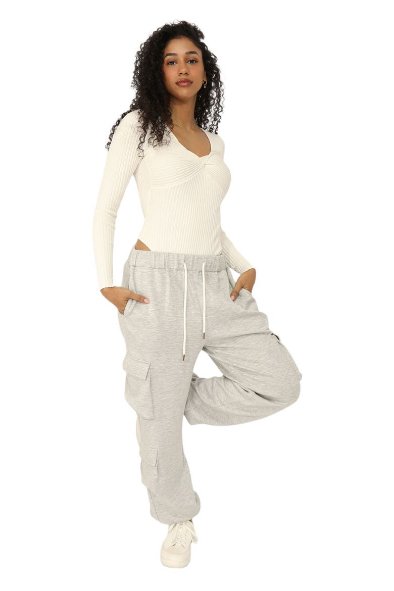 Perfect Match Cargo Trackpants, Alternate, color, Grey Marle