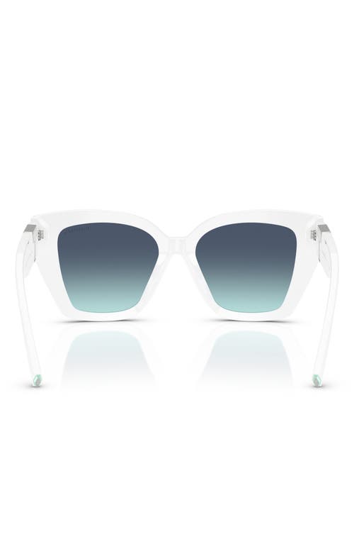 TIFFANY & CO TIFFANY & CO. 52MM GRADIENT SQUARE SUNGLASSES