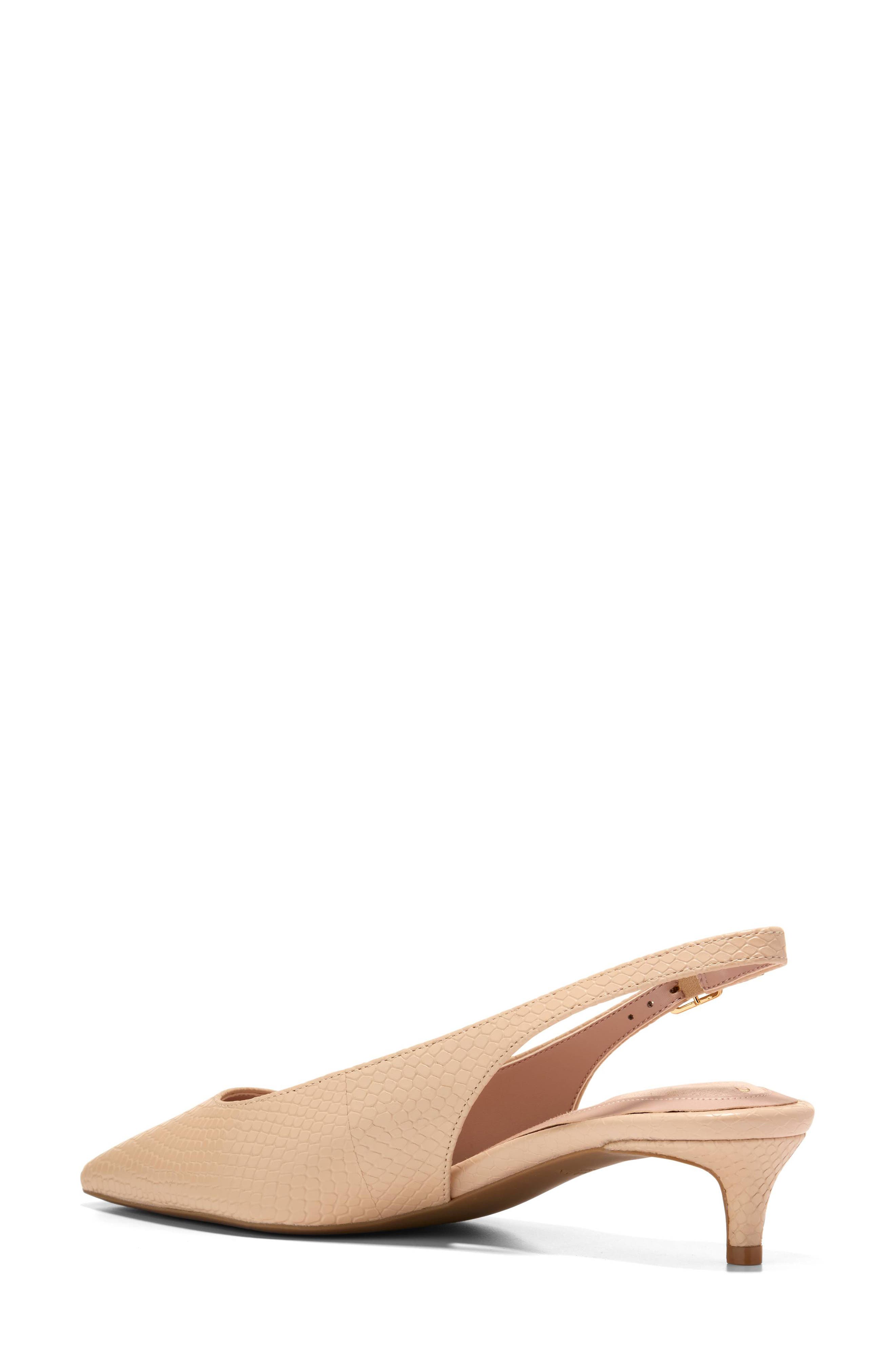 The Go-To Jocelyn Slingback Pump, Alternate, color, SOFT BUFF SNAKE PRINT LEATHER