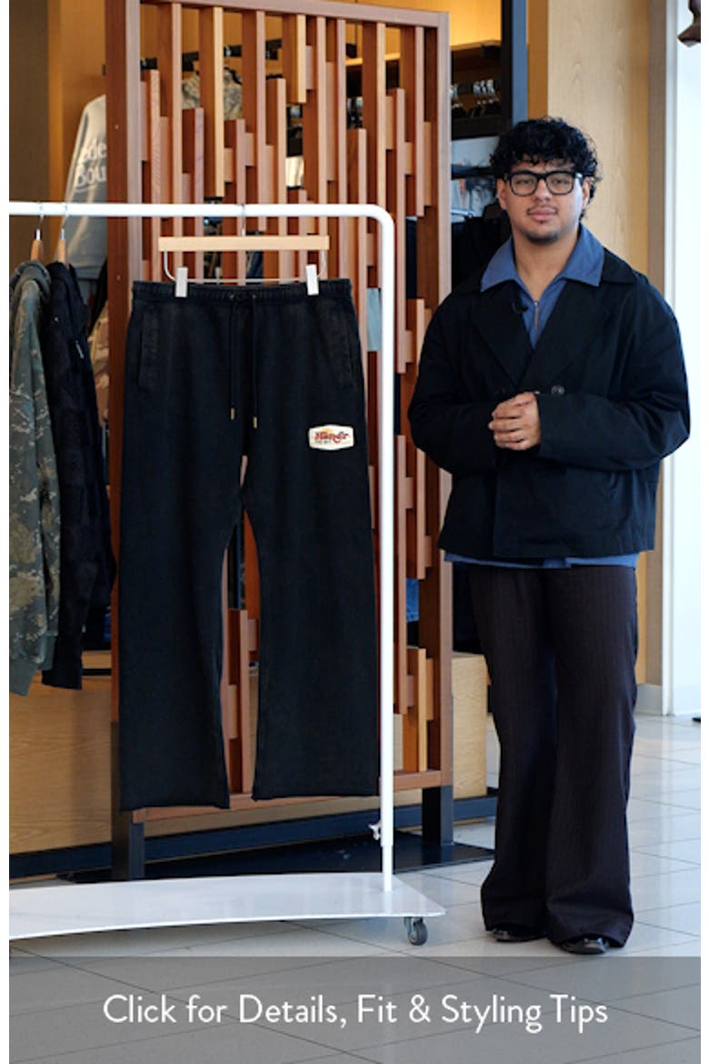 Honor Wide Leg Cotton Sweatpants video