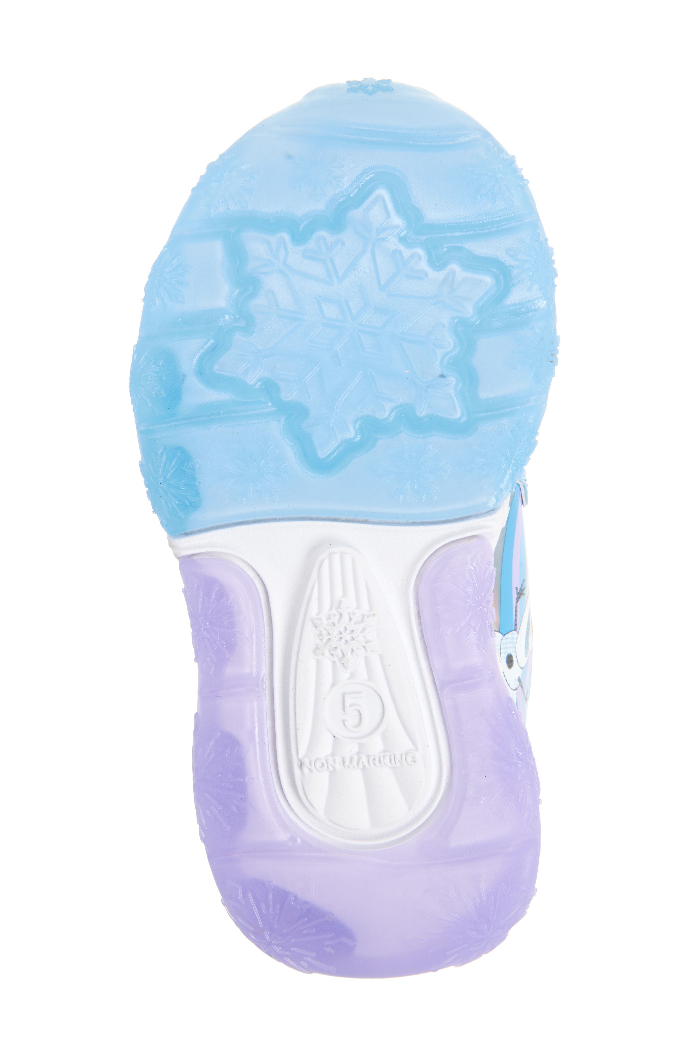 Harper Canyon Kids' Disney<sup>®</sup> Frozen Light-Up Sneaker, Alternate, color, 