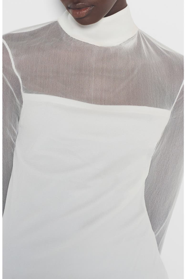 Eclipse Turtleneck, Alternate, color, White