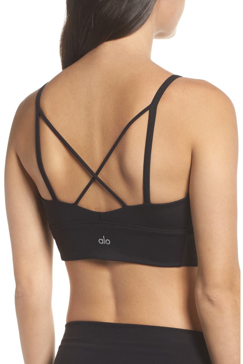 Deluxe Sports Bra, Alternate, color, BLACK