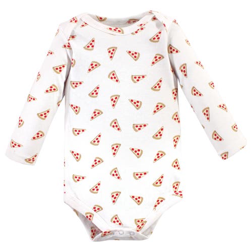 Hudson Baby Cotton Long-sleeve Bodysuits 3-pack In Multi