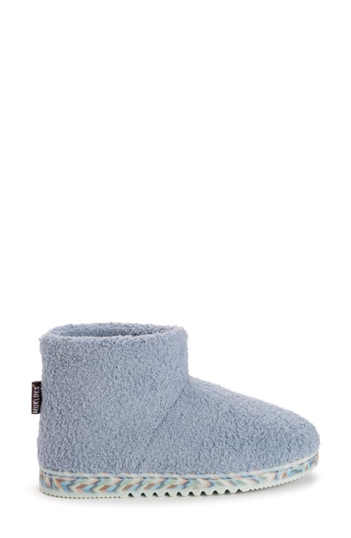 Muk Luks Fabiola Ankle Slipper Boot In Blue