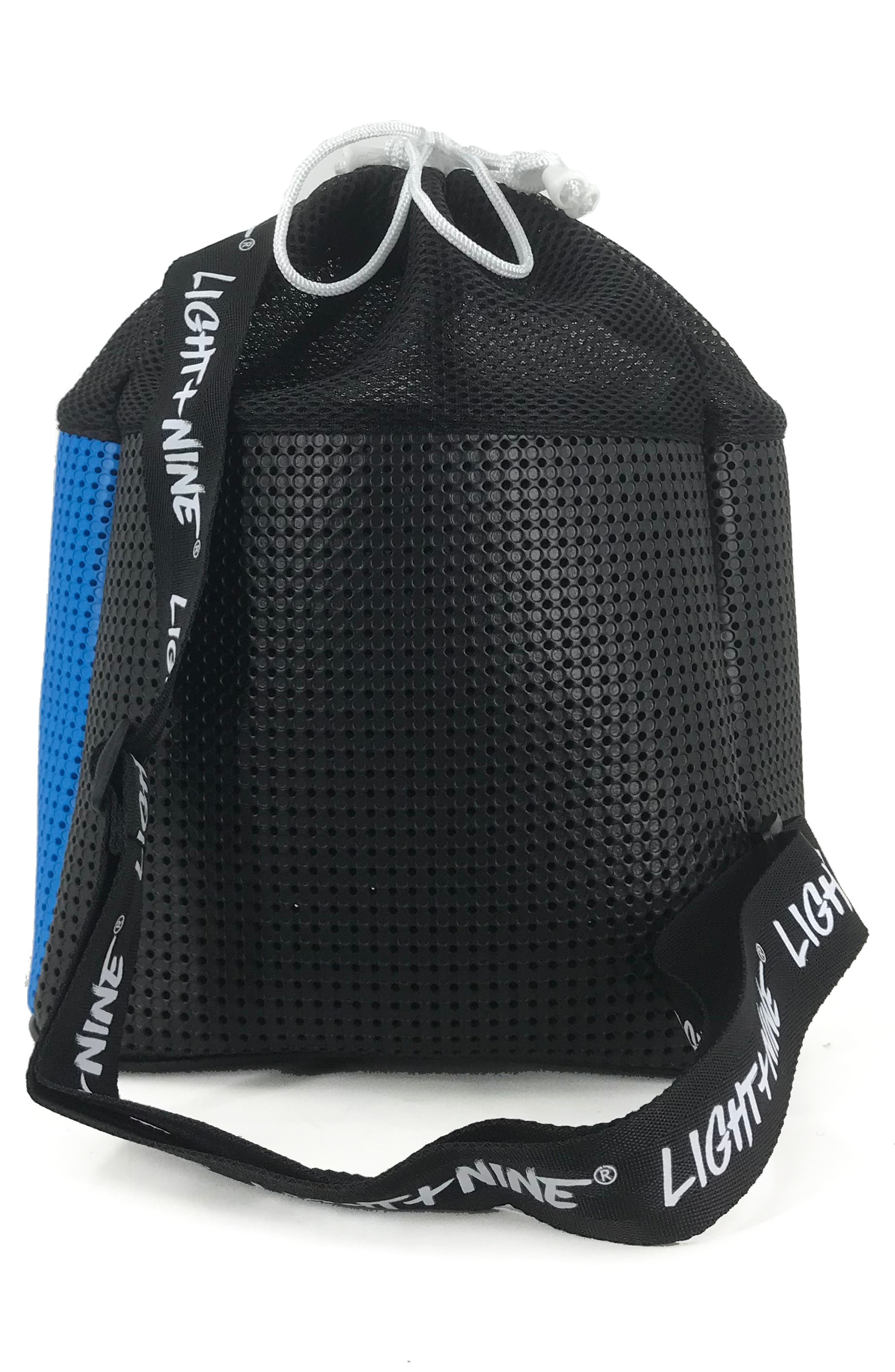 Light+Nine Kids' Sophy Electric Blue Drawstring Bag, Alternate, color, 