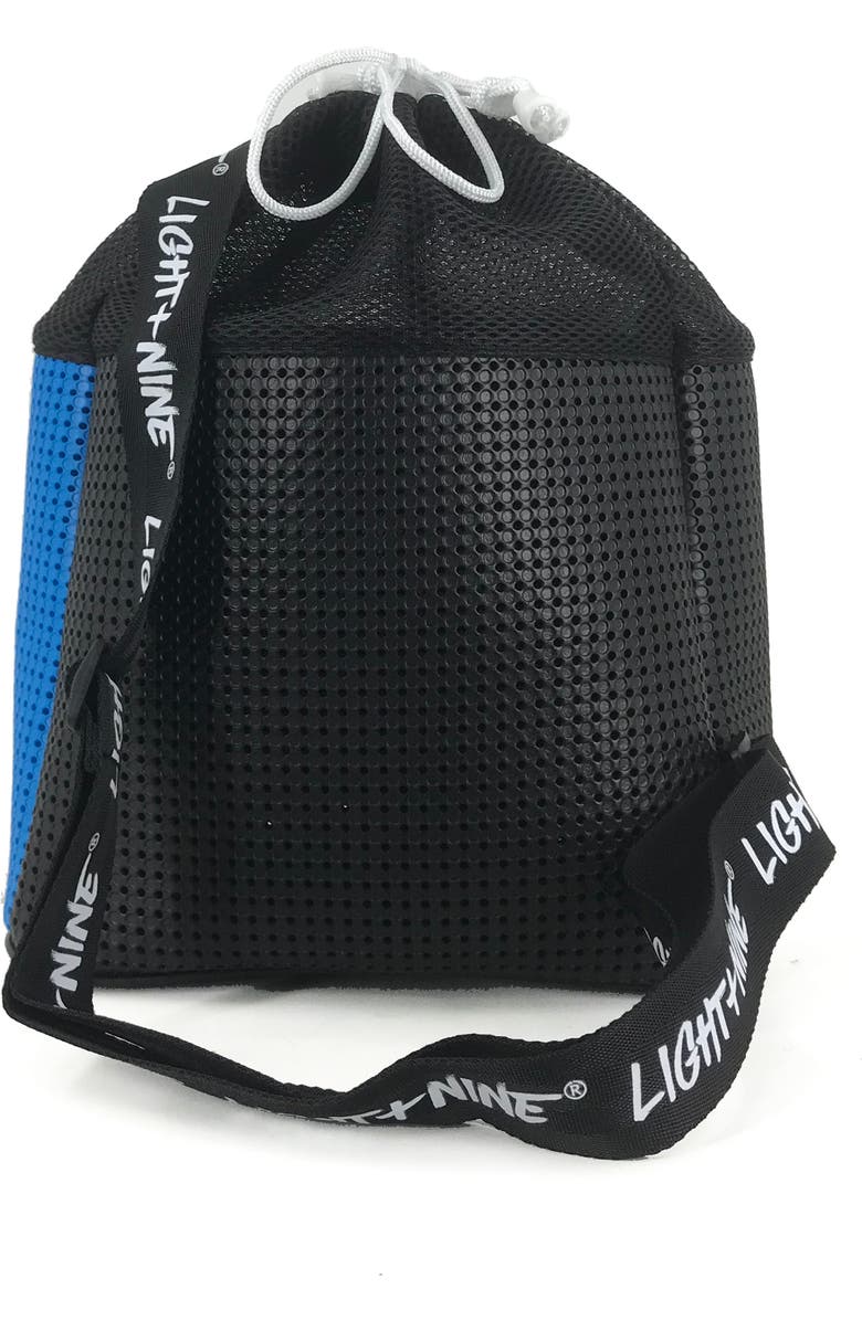 Light+Nine Kids' Sophy Electric Blue Drawstring Bag, Alternate, color,