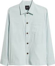 Theory Linen Blend Overshirt Jacket