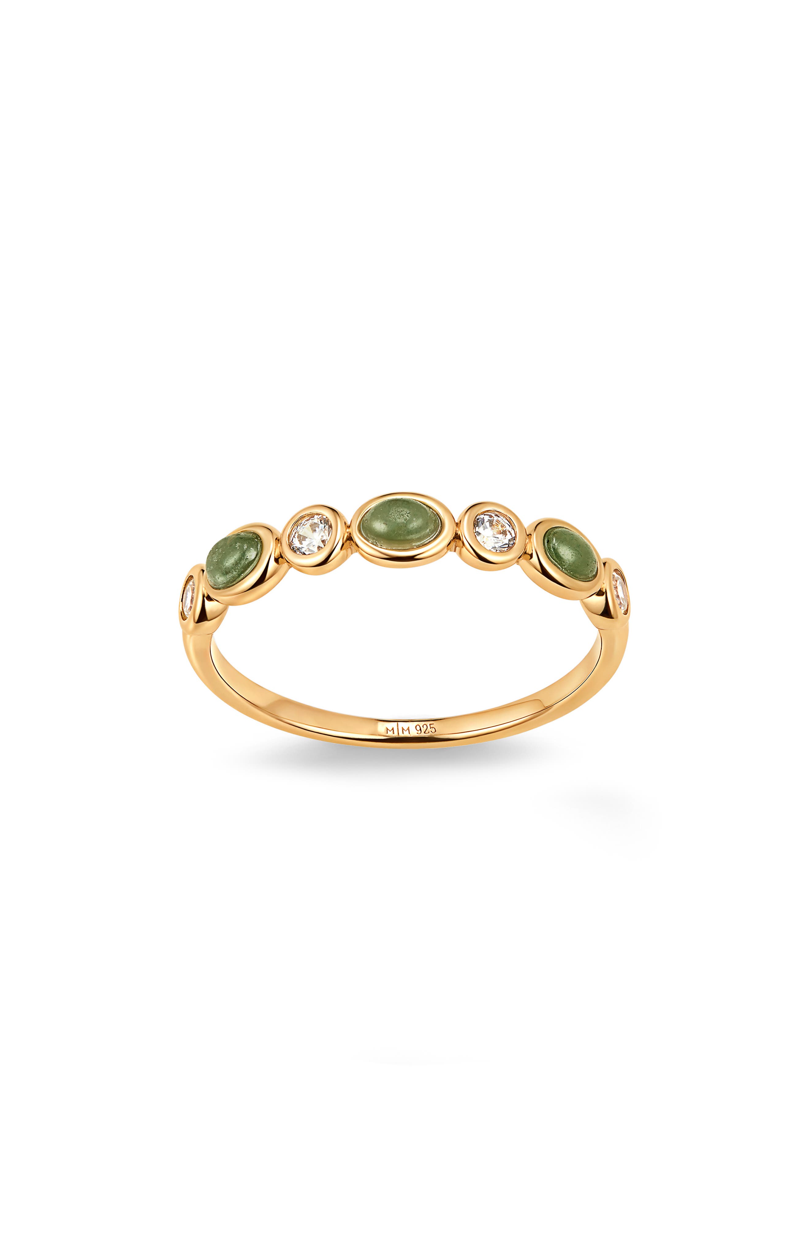 GOLD VERMEIL / GREEN