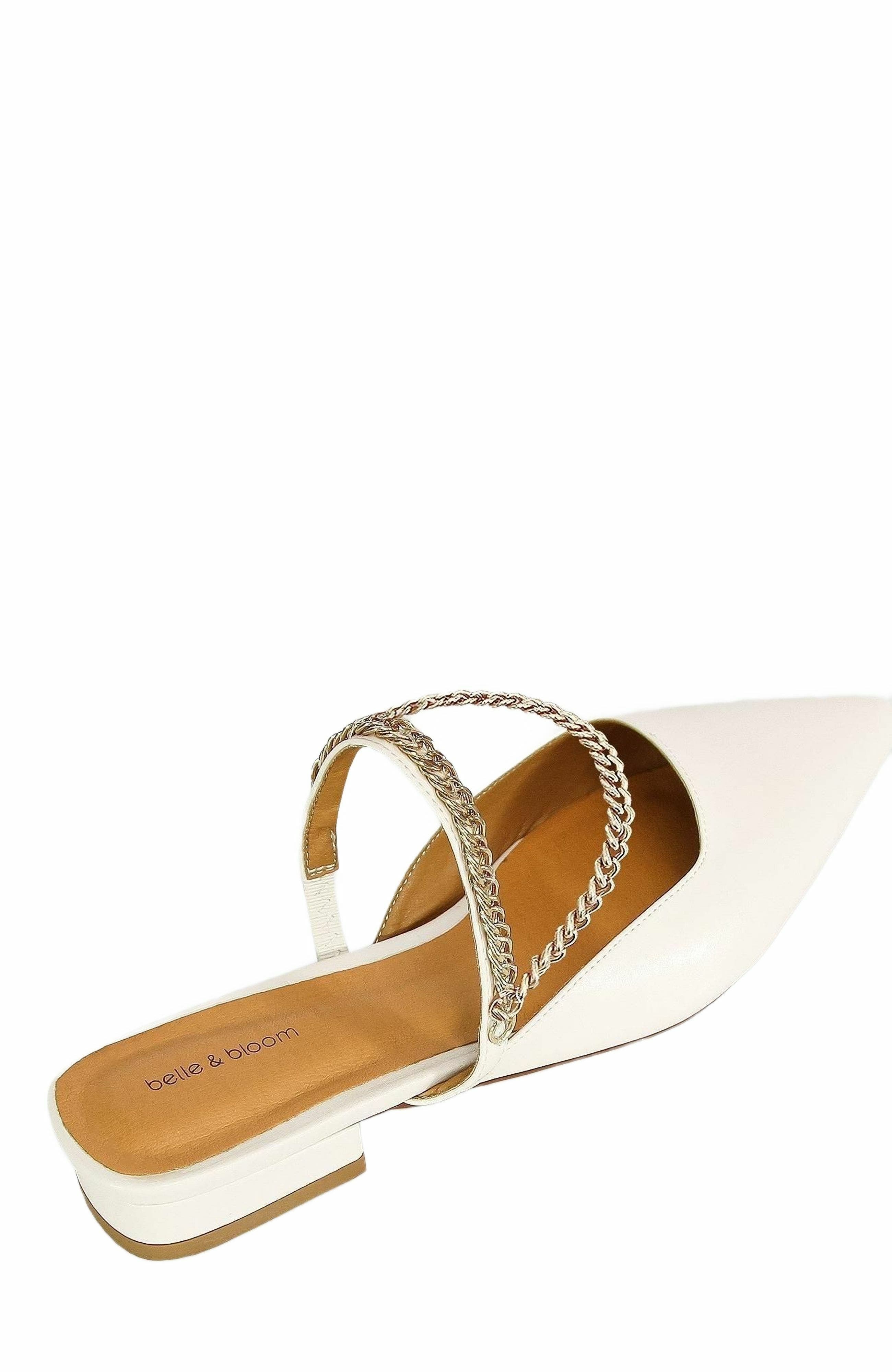 On The Go Leather Flat, Alternate, color, Cream