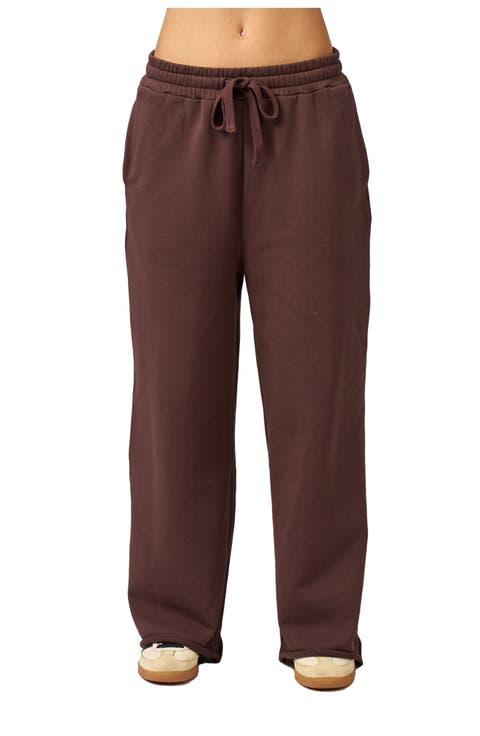 Cozy Coast Airport Wide Leg Sweatpants