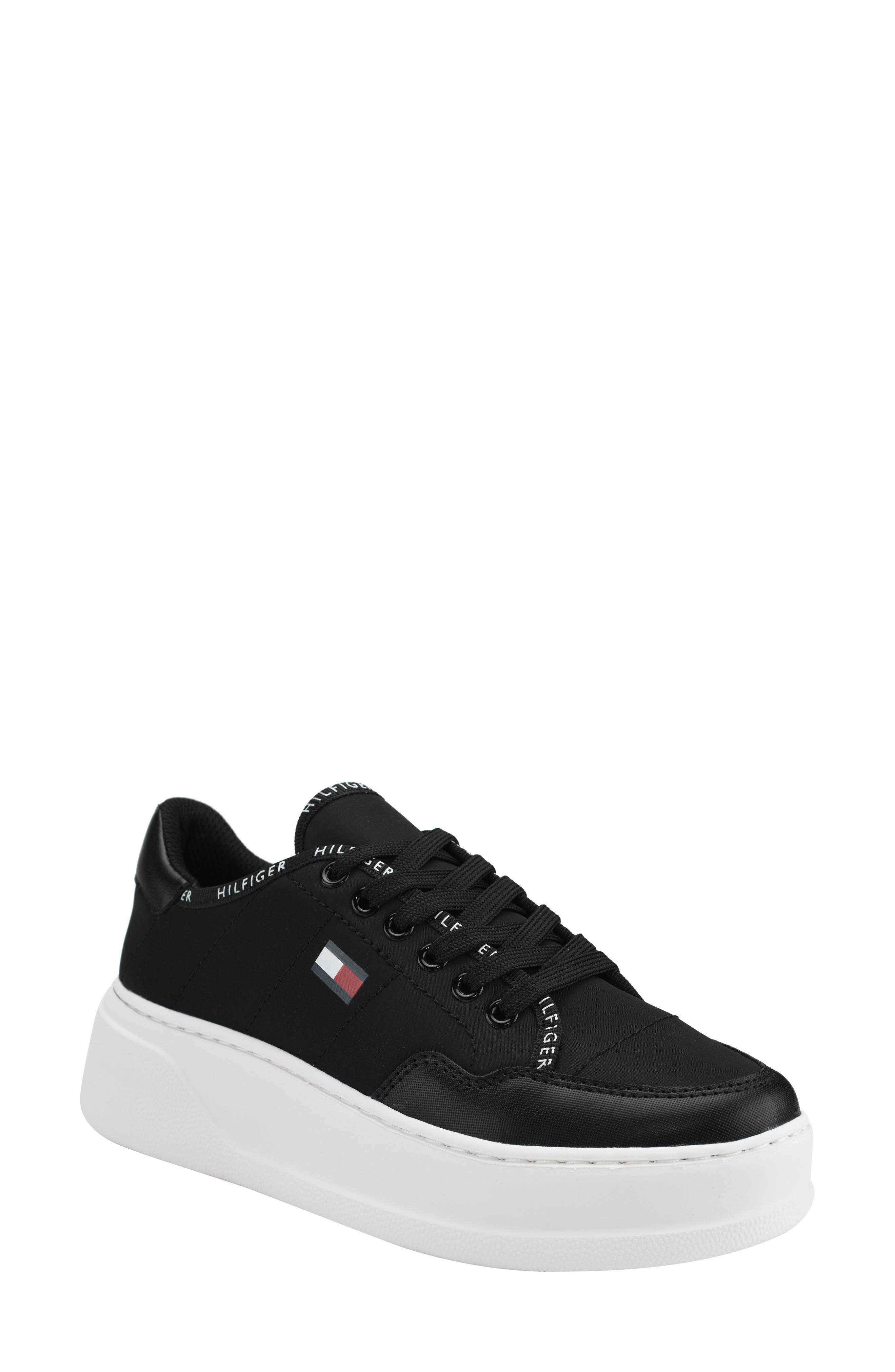 Tommy Hilfiger Grazie Platform Sneaker, Main, color, Black
