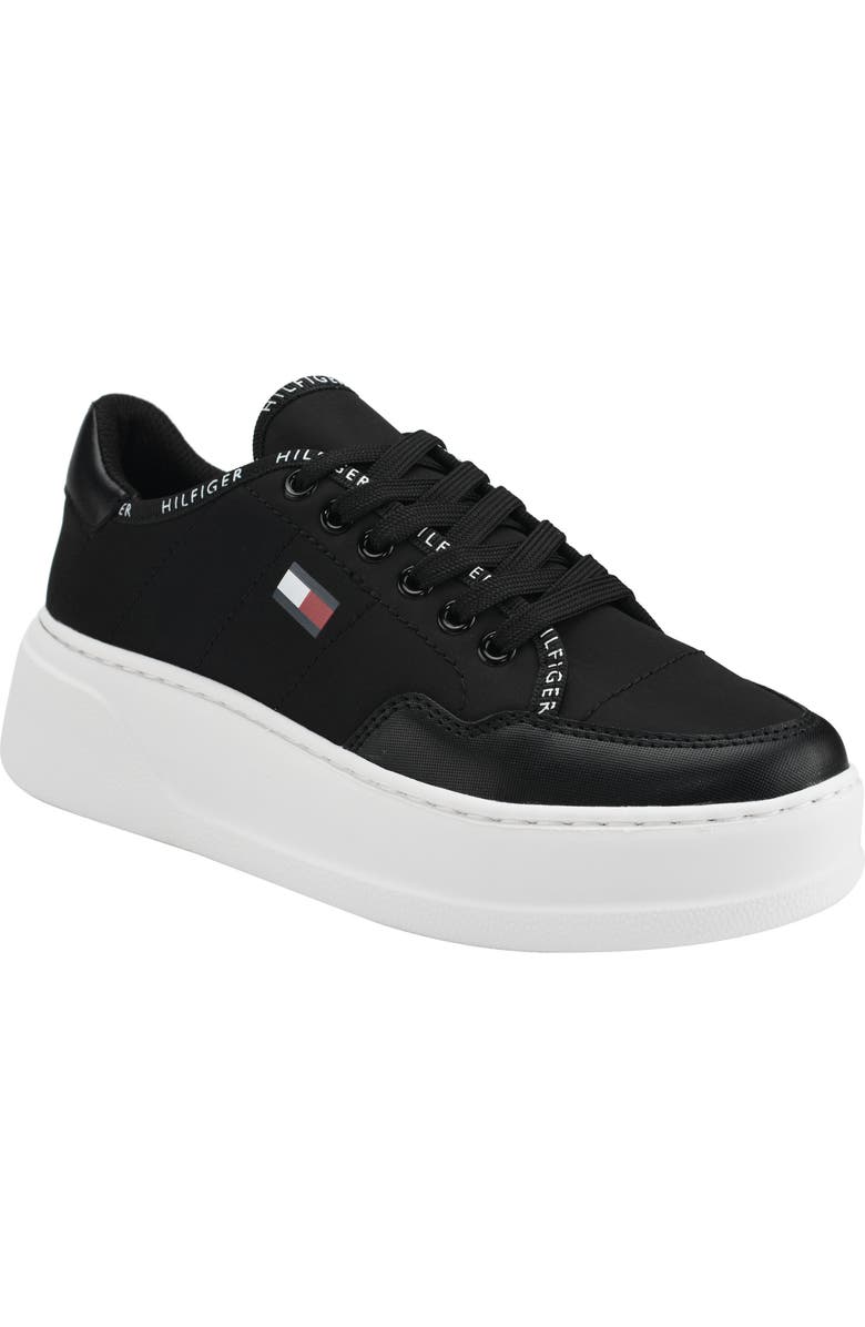 Tommy Hilfiger Grazie Platform Sneaker, Main, color, Black