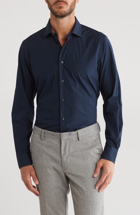 Comfort Fit Cotton Dress Shirt
