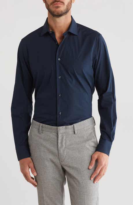 Cavalli Class Comfort Fit Cotton Dress Shirt