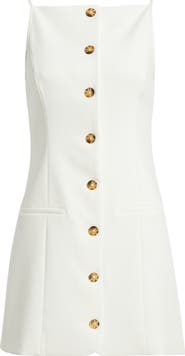 French Connection Azra Square Neck Twill Minidress