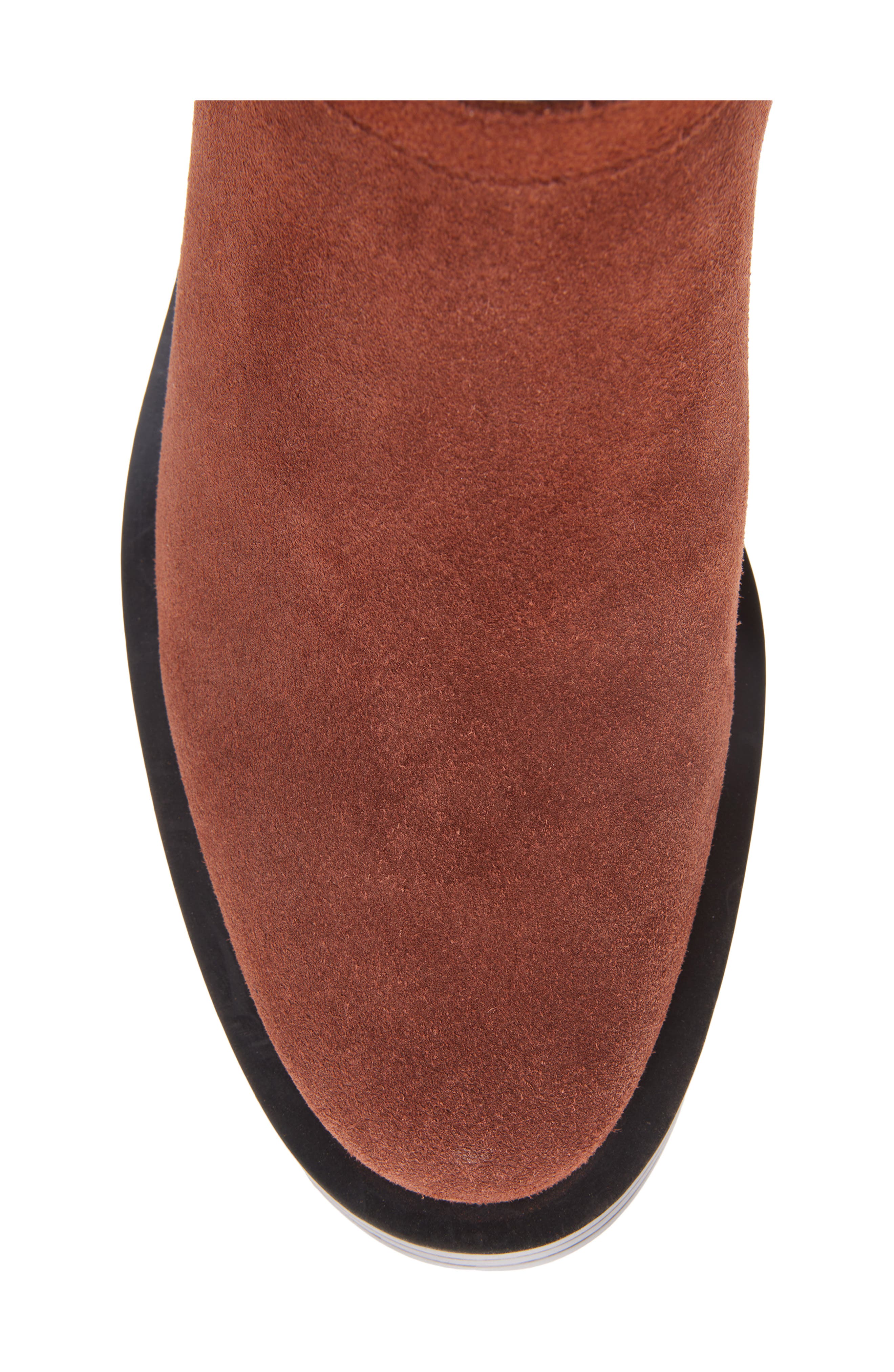 KARL LAGERFELD PARIS Verill Knee High Boot, Alternate, color, Cognac/ Black