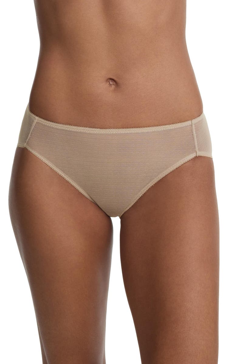 Skarlett Blue Jolie Sheer Lace French Cut Brief 3-Pack, Alternate, color, Black/White/Nylon