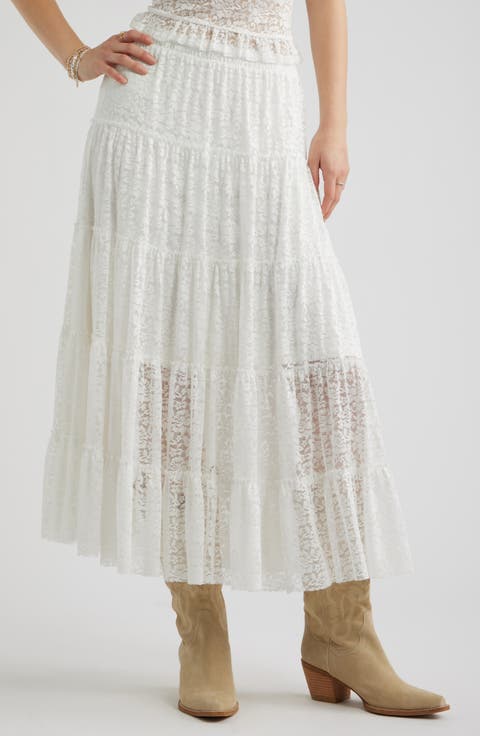 Lace Maxi Skirt