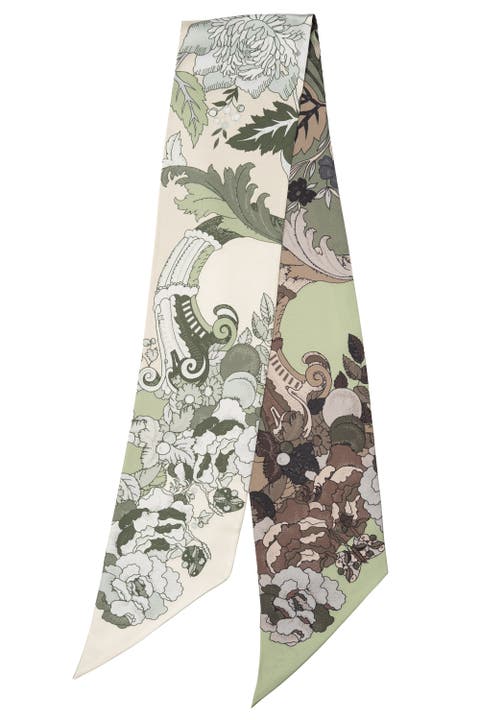 Raffaella  - Skinny Silk Scarf for Women