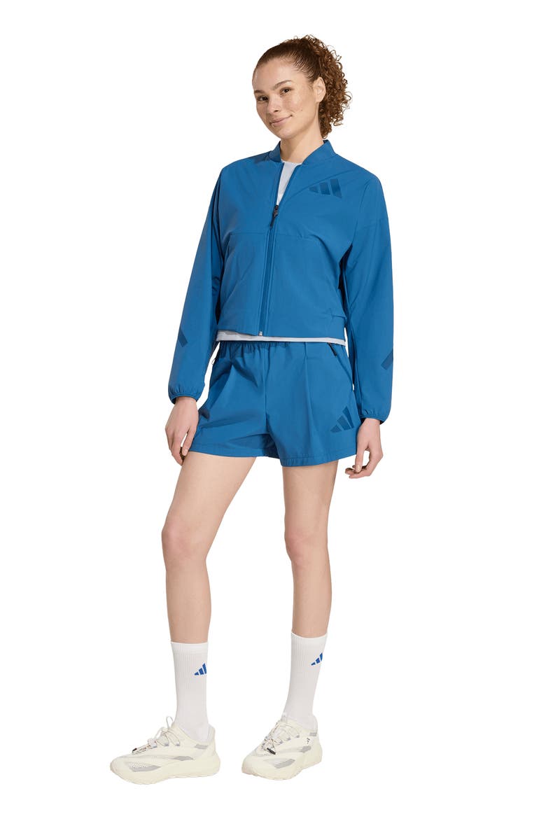 Z.N.E. Woven Stretch Nylon Shorts, Alternate, color, DUSKY PETROL/