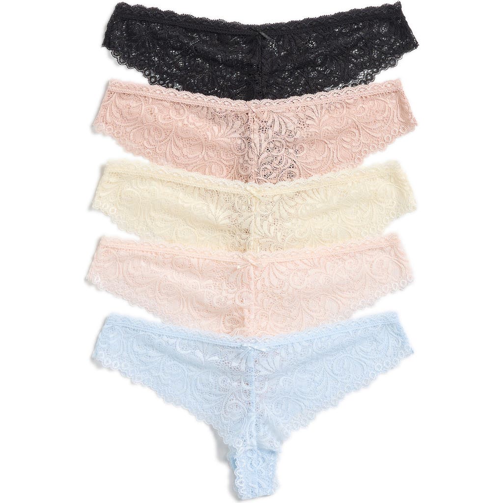 Honeydew Cat Assorted 5-pack Thongs
