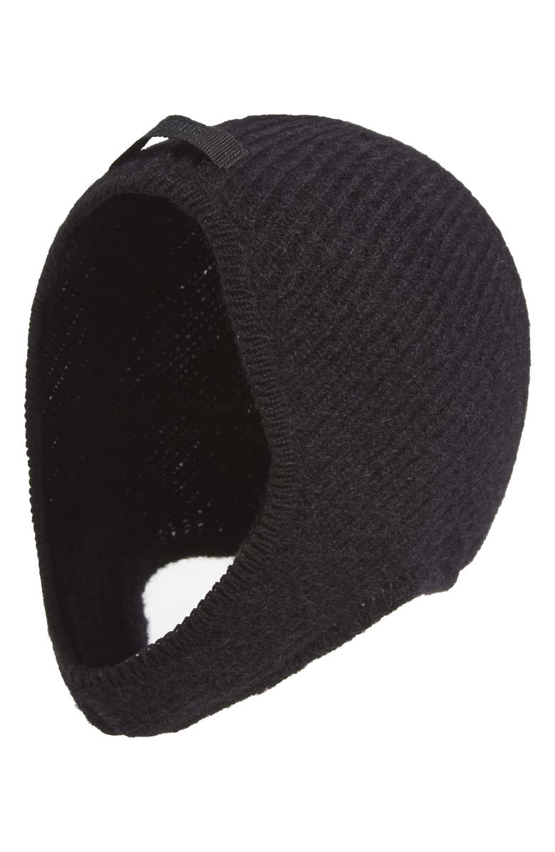 Jacquemus La Capuche Grosgrain Alpaca & Wool Blend Hood, Main, color, Black
