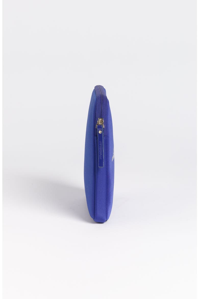 'whistle while you work' iPad sleeve, Alternate, color, COBALT