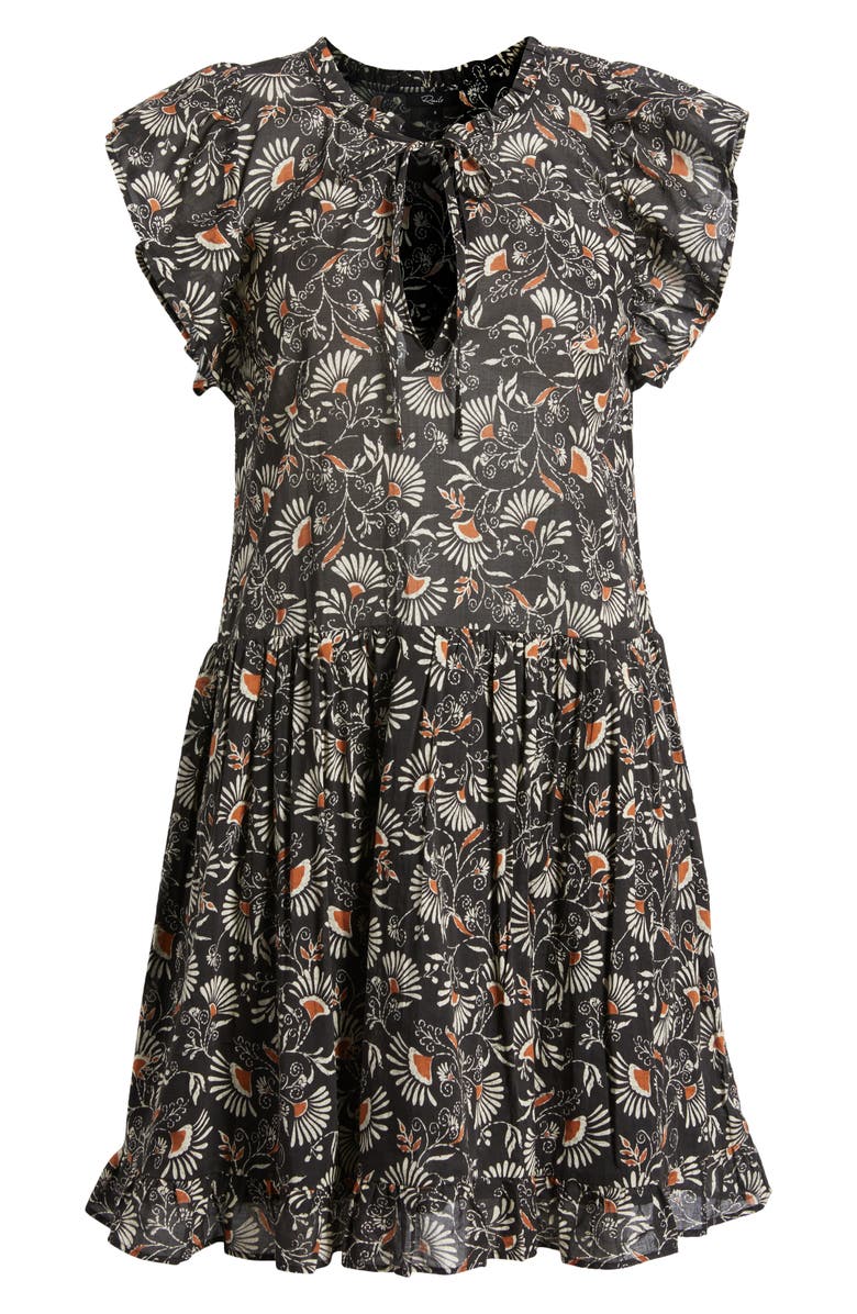 Rails Zinnia Floral Print Minidress, Alternate, color, Cassia