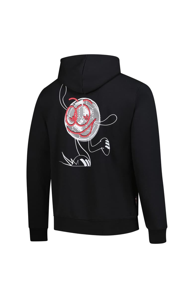 adidas Men's adidas Black Ajax Culturewear Graphic Pullover Hoodie, Alternate, color, Black