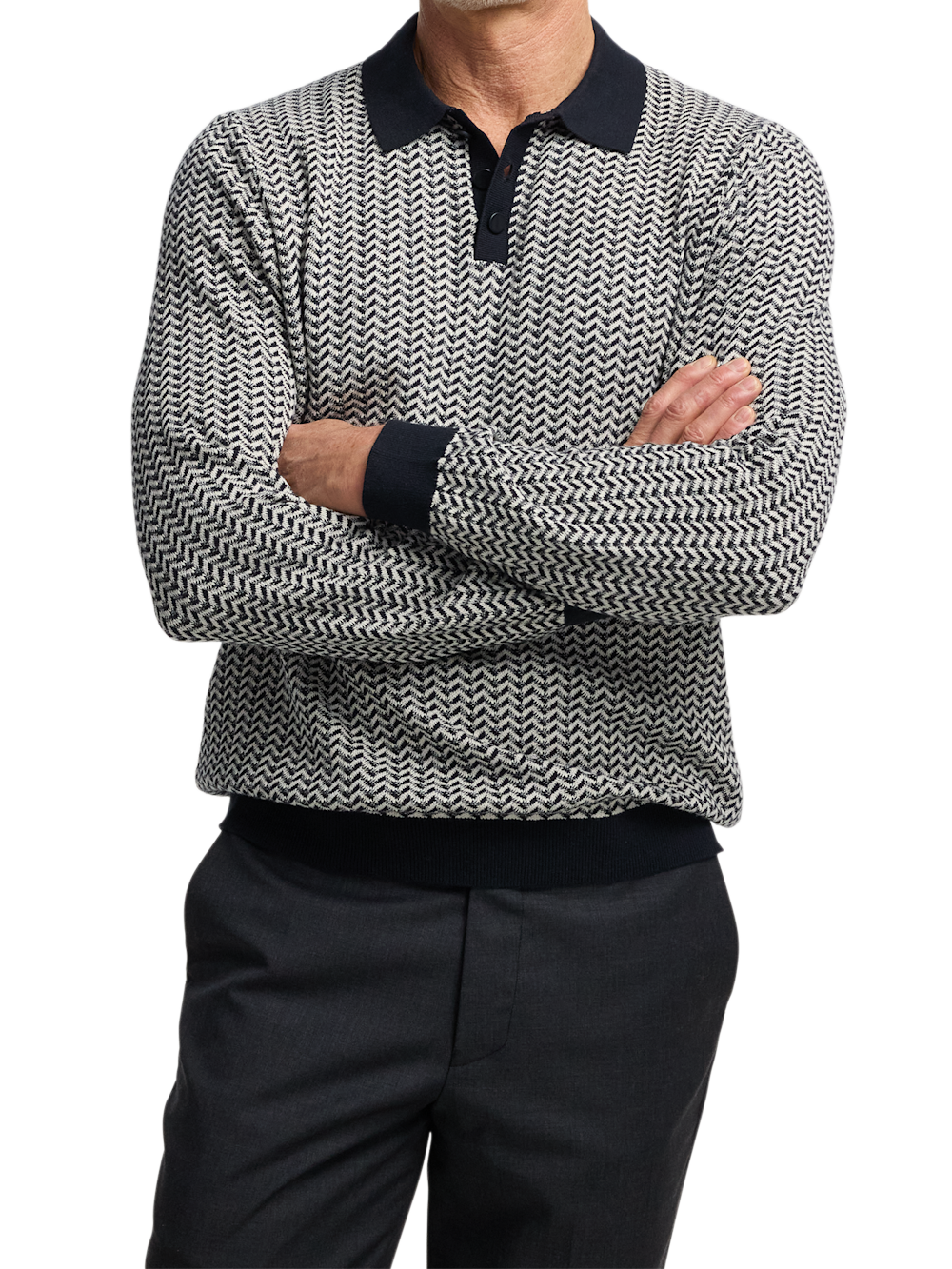 Cotton Three-button Polo - image 2