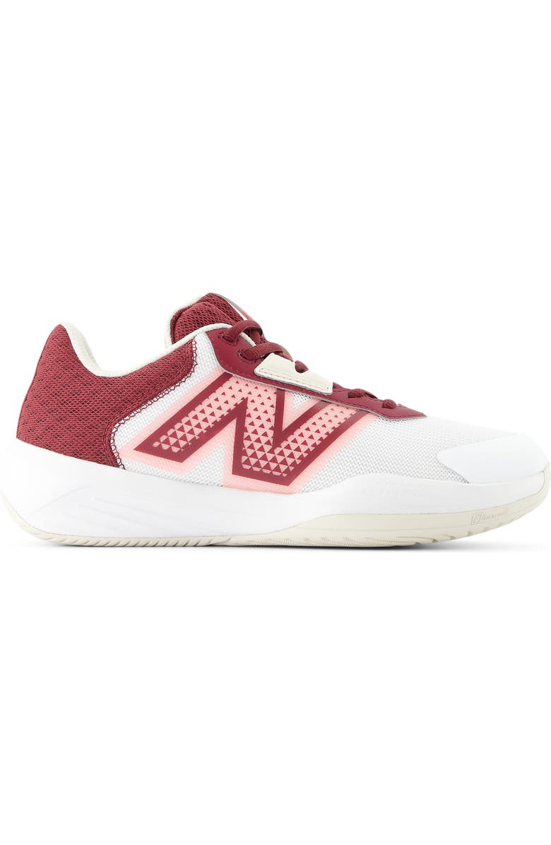 New Balance 696 Sneaker - Multiple Widths Available, Alternate, color, White/ Monarch Burgundy