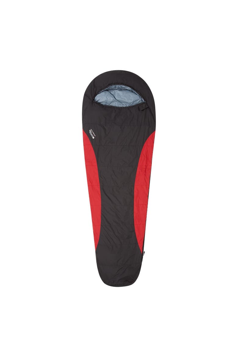 Lightweight Winter Mummy Sleeping Bag, Alternate, color, Red and Black