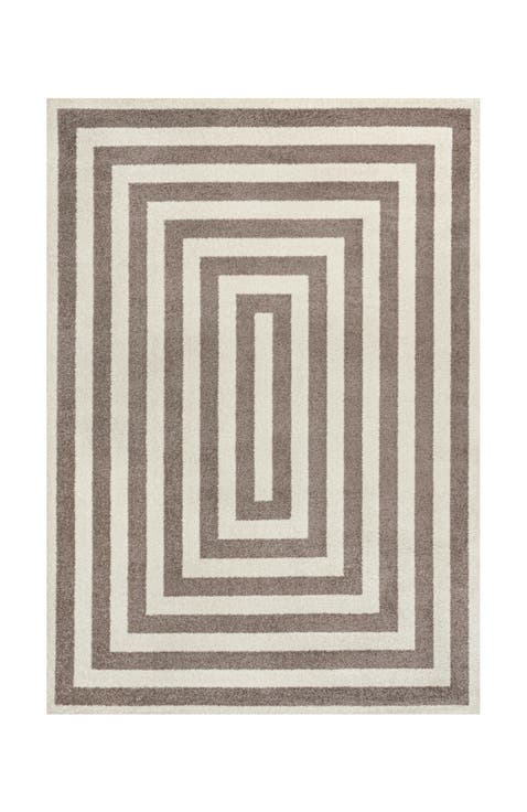 Bandol Modern Classic Mitre Stripe Area Rug