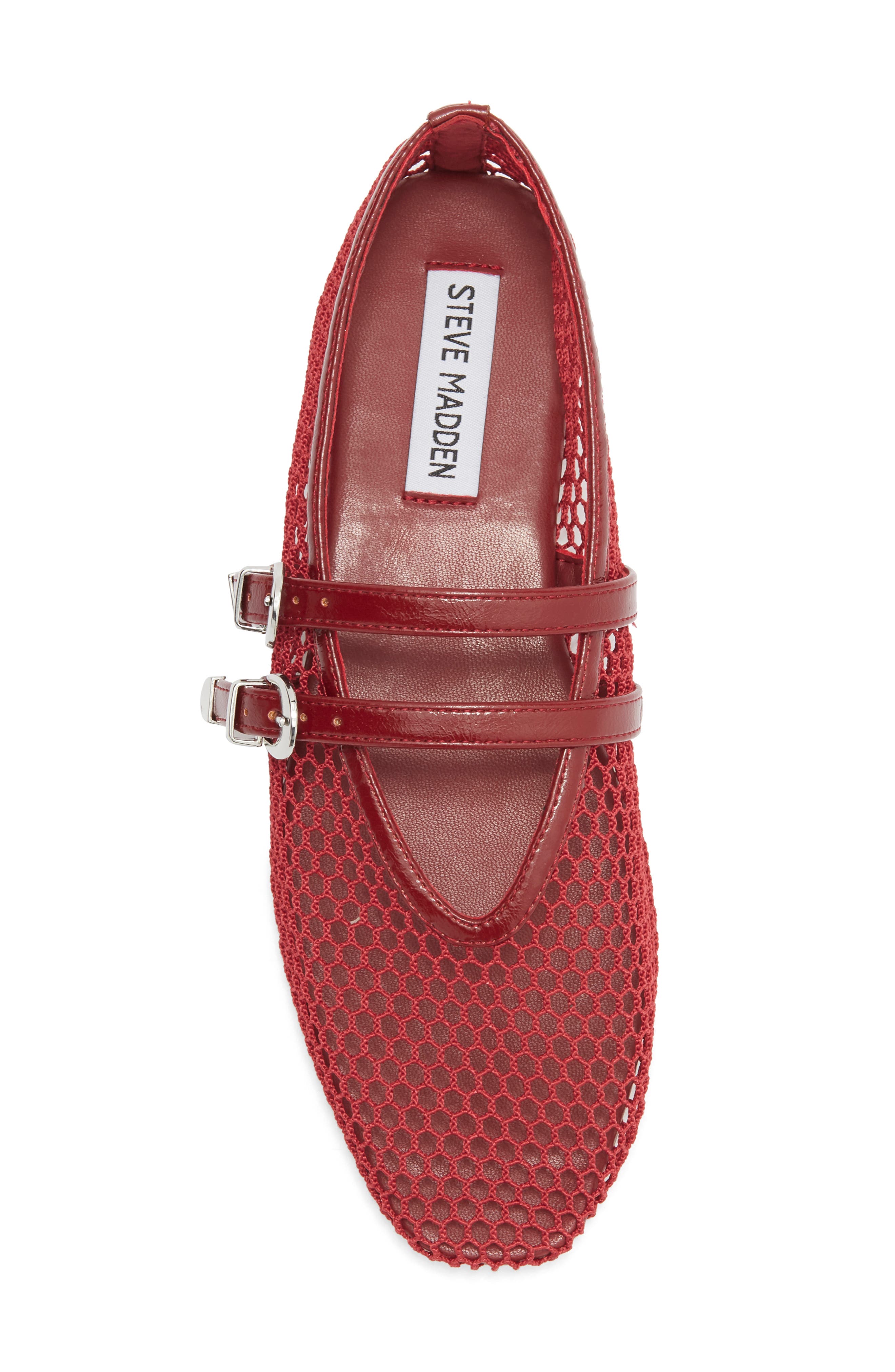 Lissa Mesh Mary Jane Flat, Alternate, color, RED MULTI