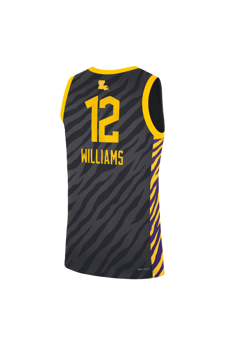 Nike Unisex Nike Mikaylah Williams Anthracite LSU Tigers Replica Basketball Jersey, Alternate, color, Anthracite