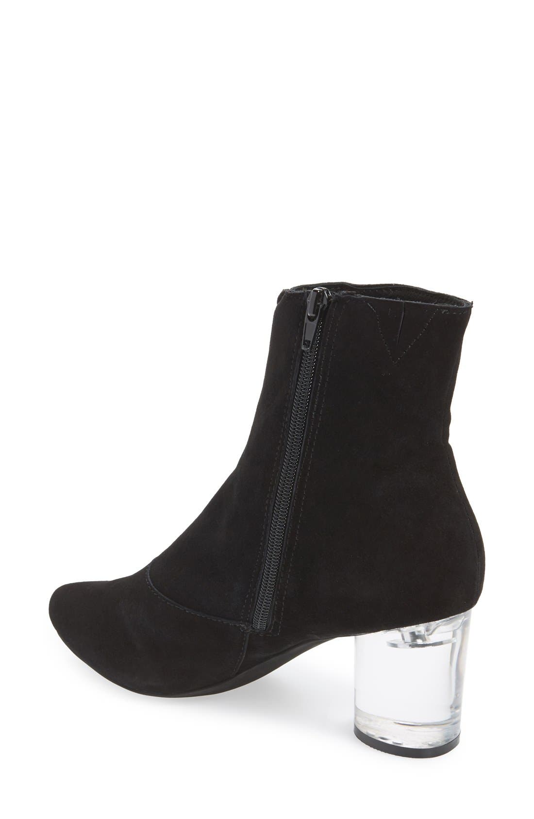 'Episode' Ankle Boot, Alternate, color, BLACK SUEDE