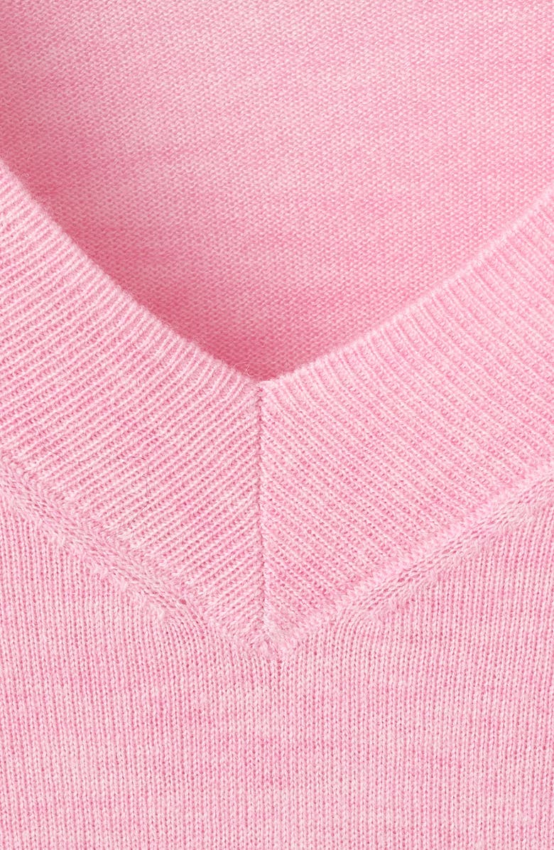 MANGO V-Neck Sweater, Alternate, color, Pink