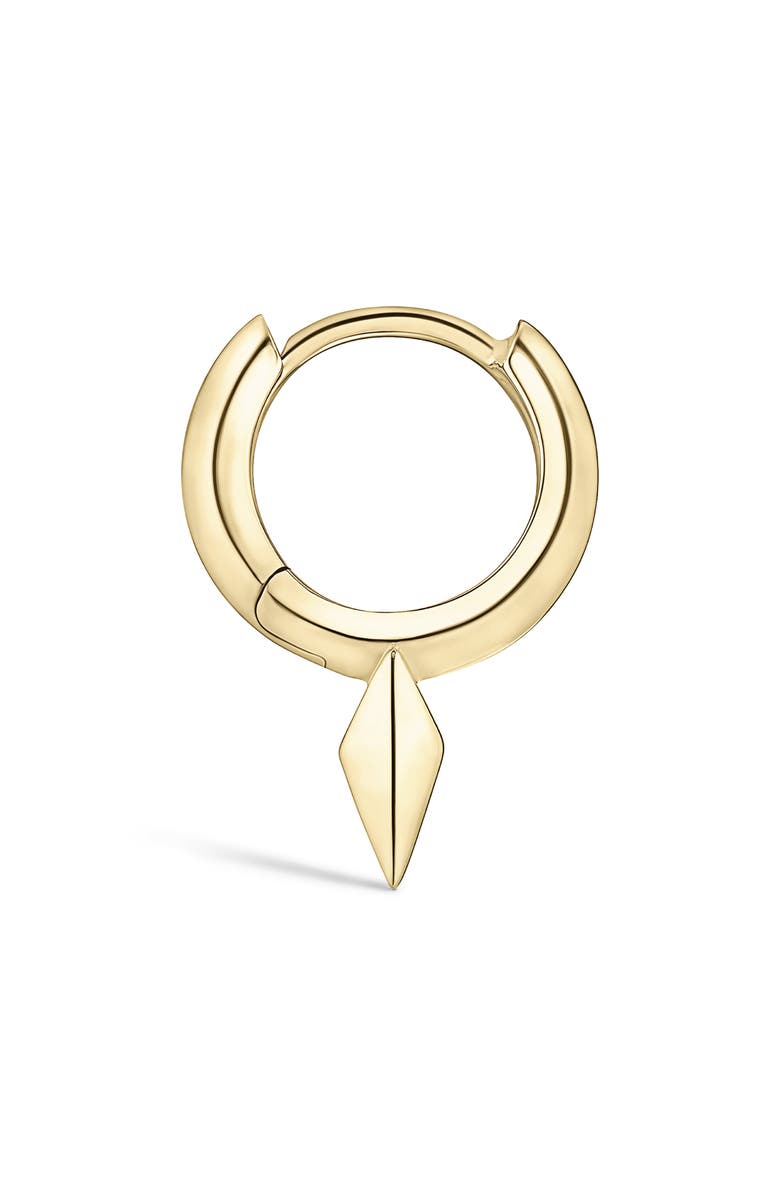 MARIA TASH Single Faceted Spike Clicker Earring, Alternate, color, Yellow Gold