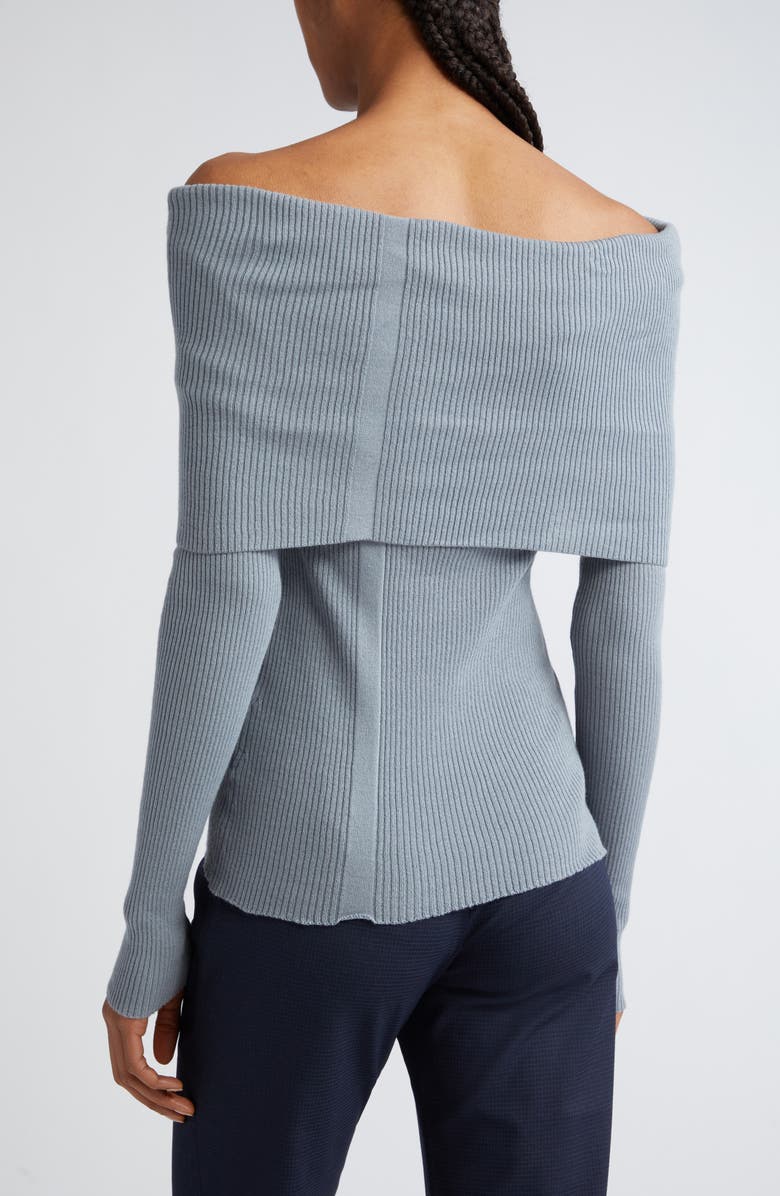 Paloma Wool Palmer Rib Off the Shoulder Sweater, Alternate, color,