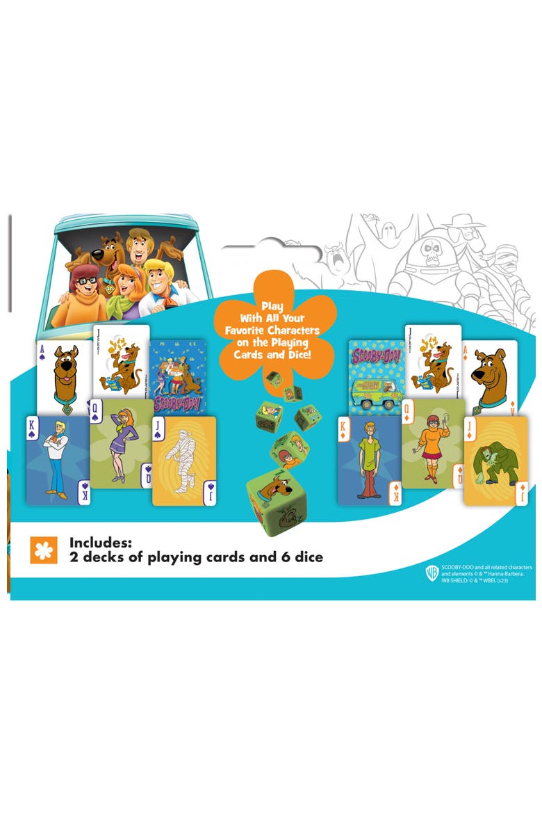 Scooby Doo 2-pack Playing Cards & Dice, Alternate, color, Multicolor