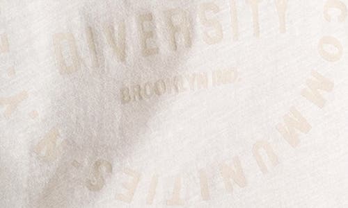 Brooklyn Industries Graphic Ringer T-shirt In White