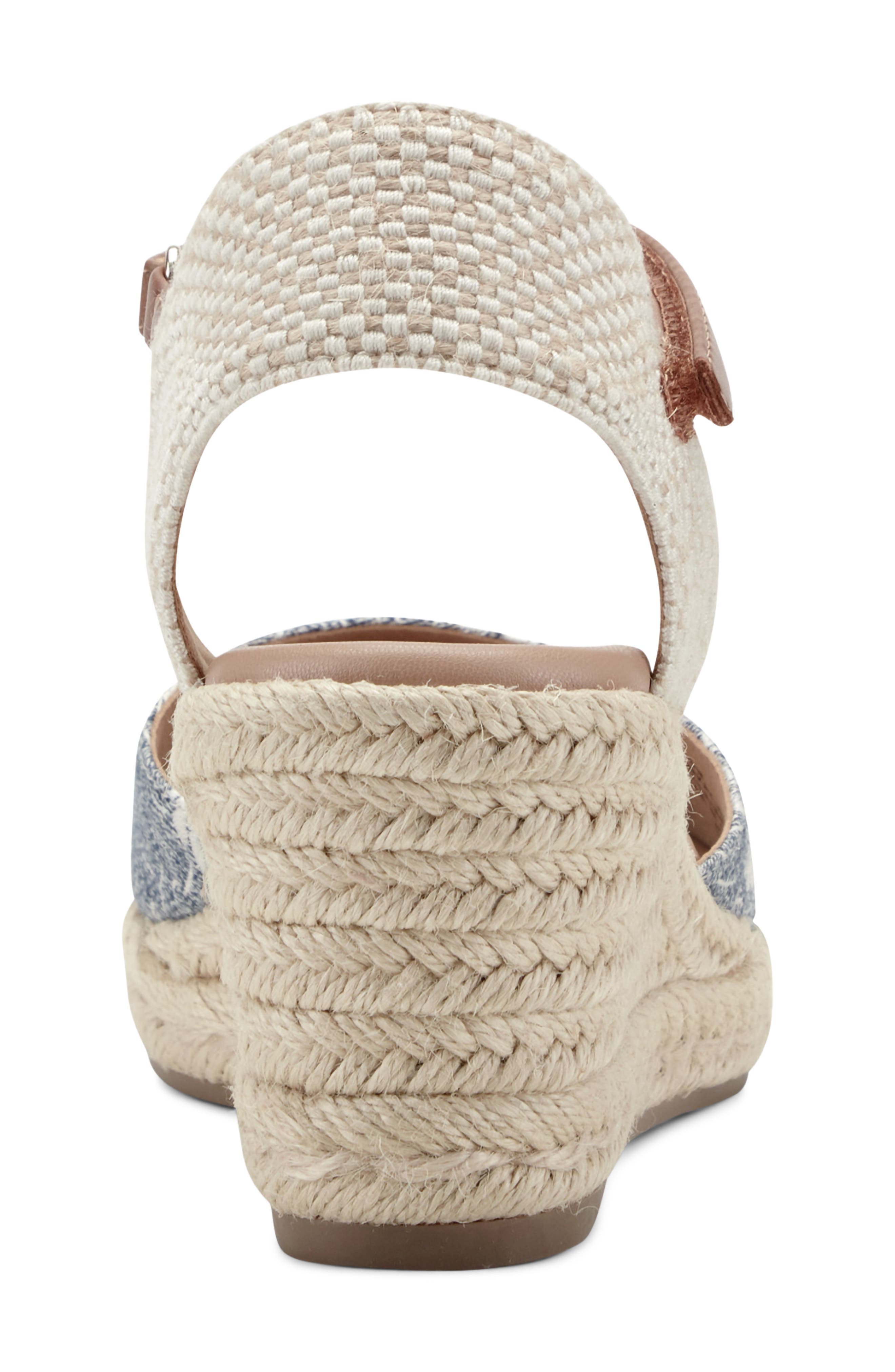 Makaylie Espadrille Wedge Sandal, Alternate, color, DARK BLUE