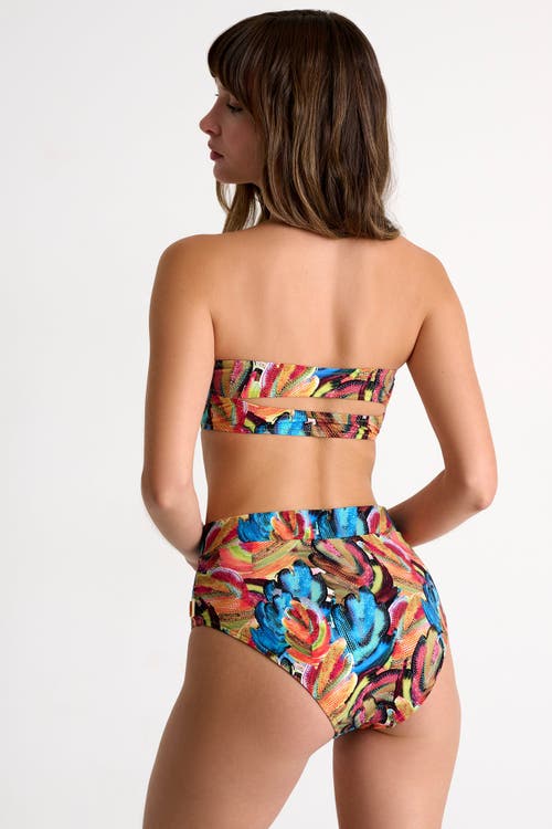 Shan Timess High-rise Bikini Bottom In Print
