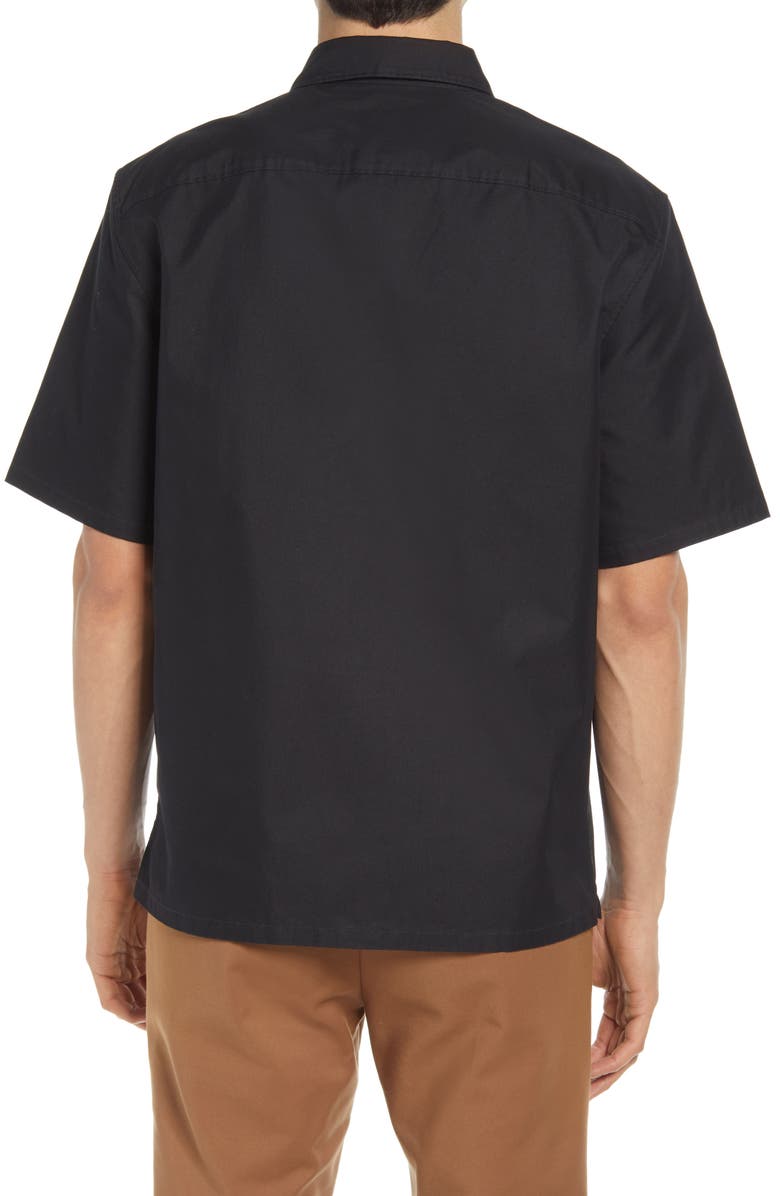 Club Monaco Standard Short Sleeve Button-Up Shirt, Alternate, color, 