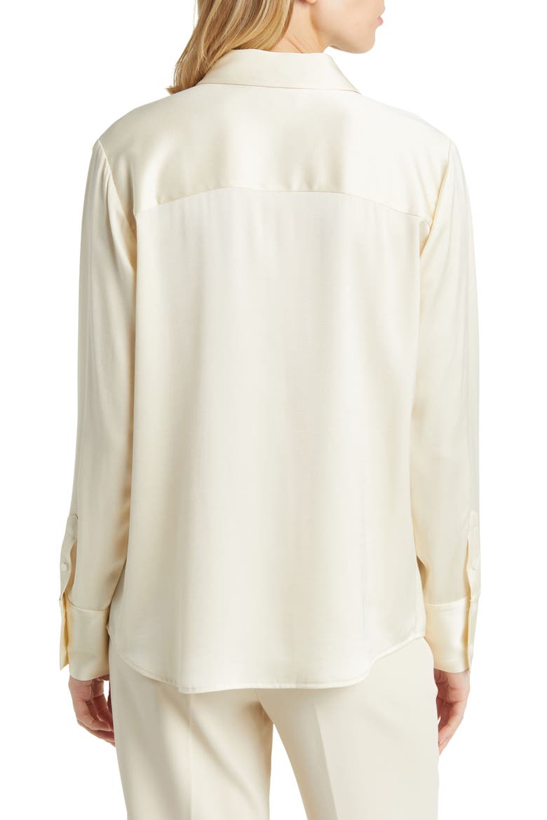 Satin Shirt, Alternate, color, IVORY PRISTINE