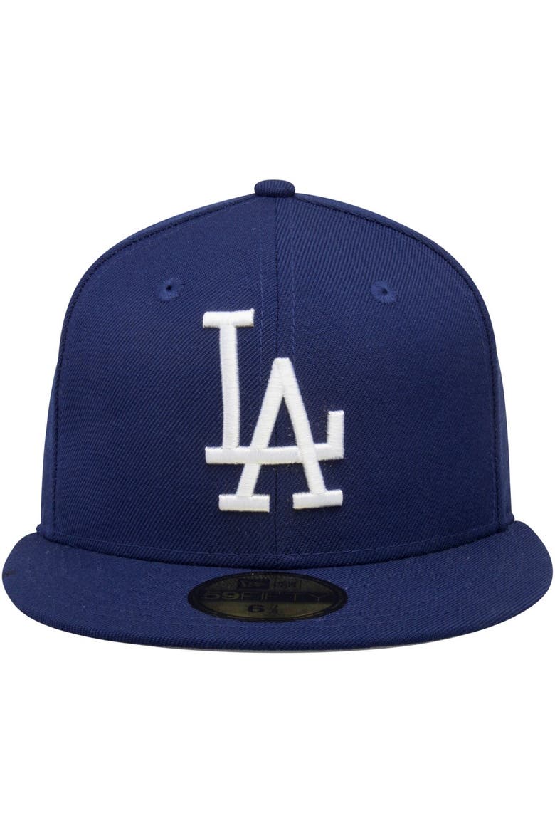 Men's New Era Navy Los Angeles Dodgers Cooperstown Collection Wool 59FIFTY Fitted Hat, Alternate, color, Royal