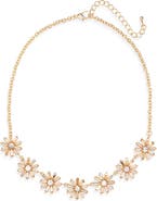 Cara Crystal Flower Necklace